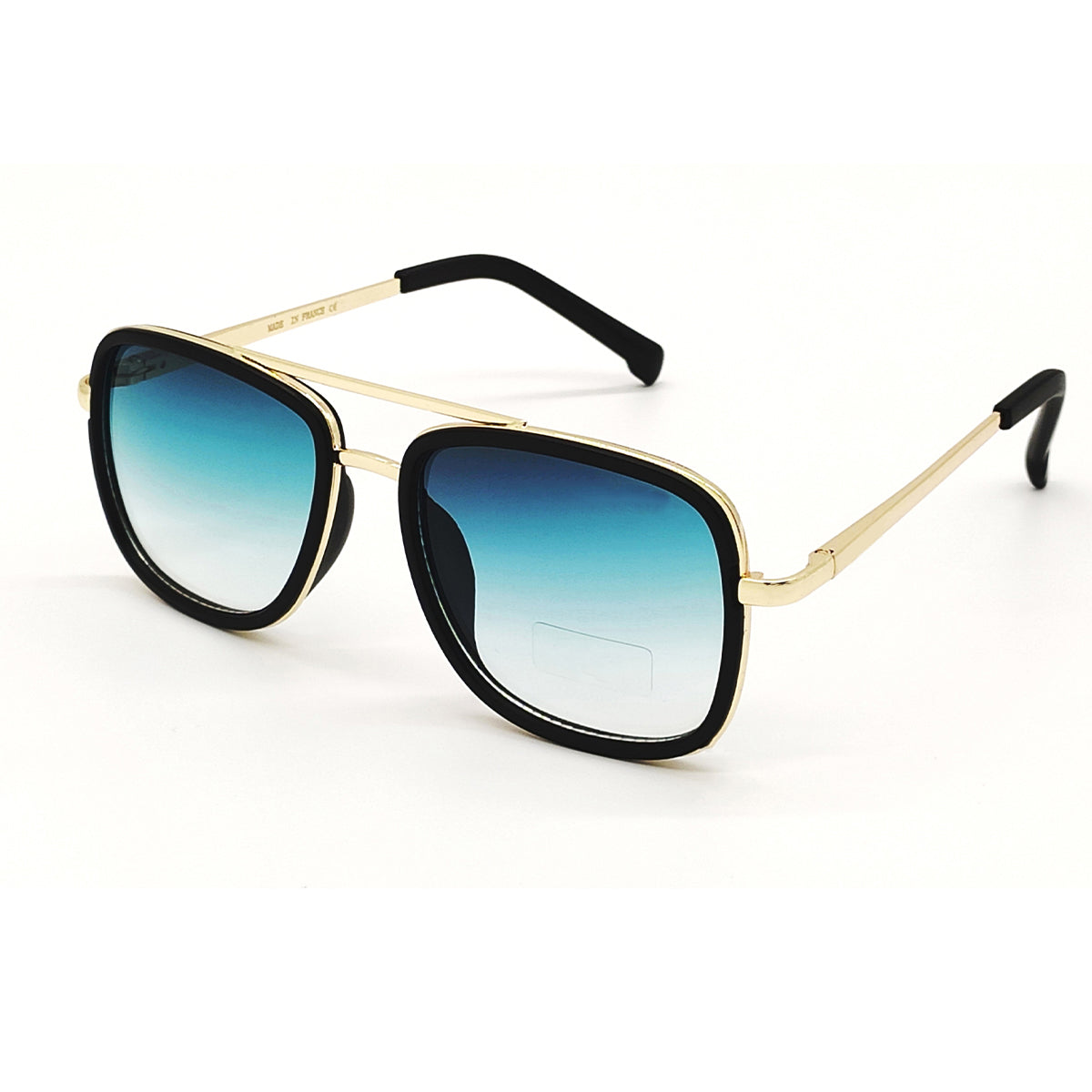 Green HUMBLEE Square Sunglasses (SUN-LC-0652-GRN2GLD-MEDIUM)