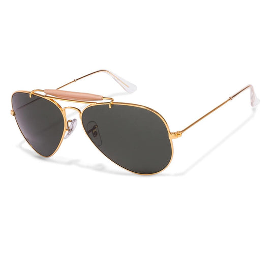 Black Novaper Aviator Sunglasses (SUN-RN-3422-BLK1GLD-M)