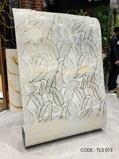Gold Foil UV Marble Sheets (size 10 x 4 Feet) TLS013 - SWASTIK CREATIONS The Trend Point