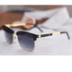 Black WESTERN MENIA Square Sunglasses (SUN-LC-8039-BLK2GLD)