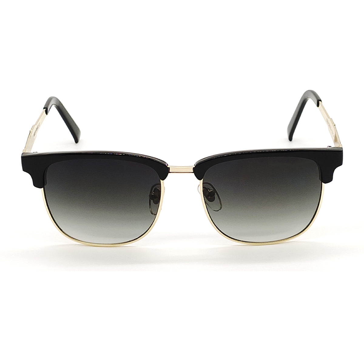 Black WESTERN MENIA Square Sunglasses (SUN-LC-8039-BLK2GLD)