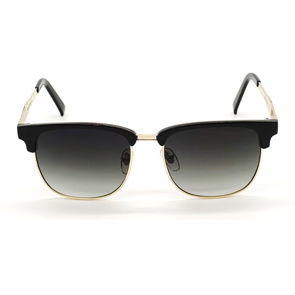 Black WESTERN MENIA Square Sunglasses (SUN-LC-8039-BLK2GLD) - SWASTIK CREATIONS The Trend Point