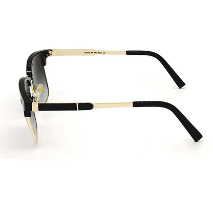 Black WESTERN MENIA Square Sunglasses (SUN-LC-8039-BLK2GLD) - SWASTIK CREATIONS The Trend Point