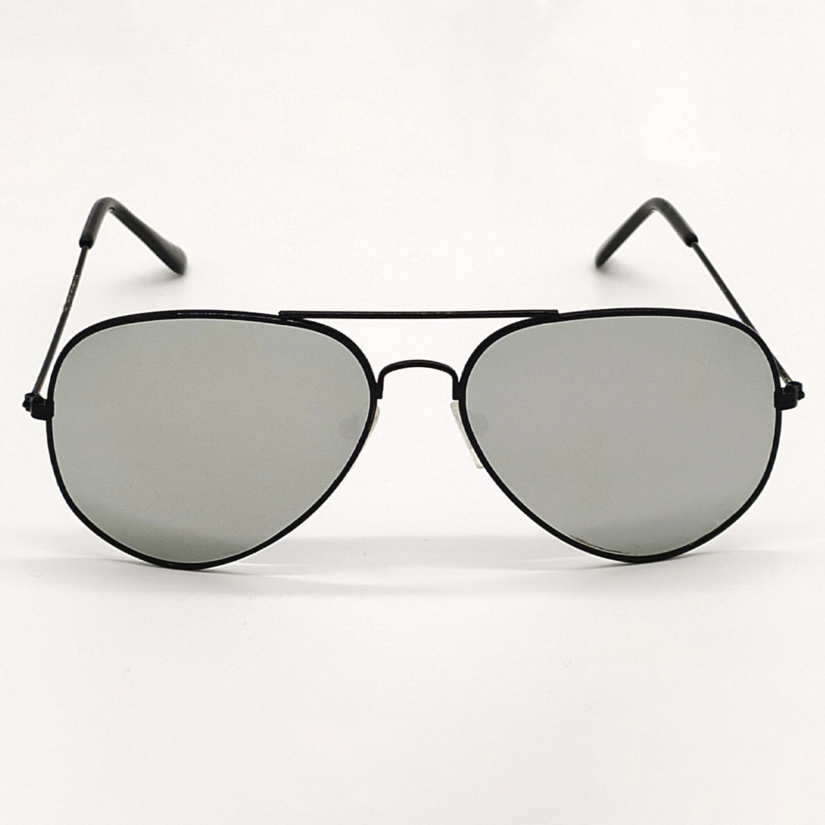 Purosangue 3026 Aviator Sunglasses (SUN-RN-3026-SIL3BLK-M)