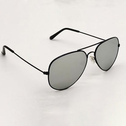 Purosangue 3026 Aviator Sunglasses (SUN-RN-3026-SIL3BLK-M)