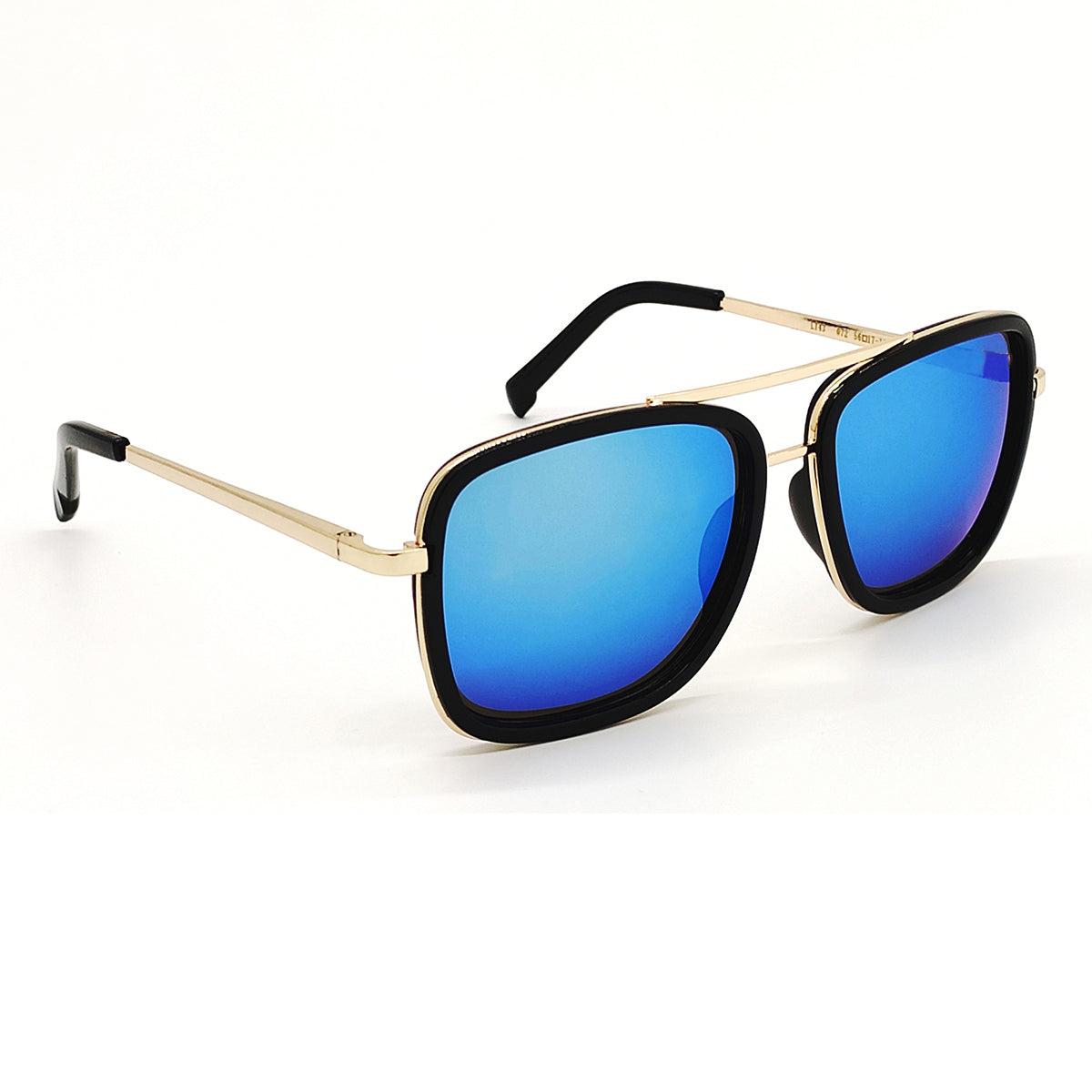 Aqua Blue HUMBLEE Square Sunglasses (SUN-LC-0652-AQB3GLD-LARGE) - SWASTIK CREATIONS The Trend Point SWASTIK CREATIONS The Trend Point