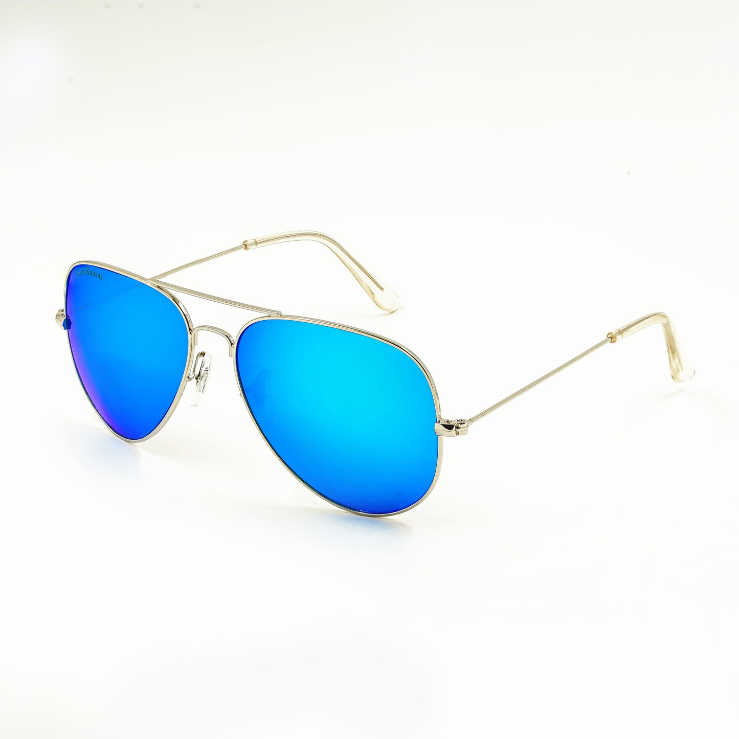 Blue Armstoner Aviator Sunglasses (SUN-LK-3026-AQB3SIL-M) - SWASTIK CREATIONS The Trend Point SWASTIK CREATIONS The Trend Point