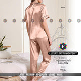 Women's luxury satin nightsuit