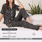 Women's luxury satin nightsuit