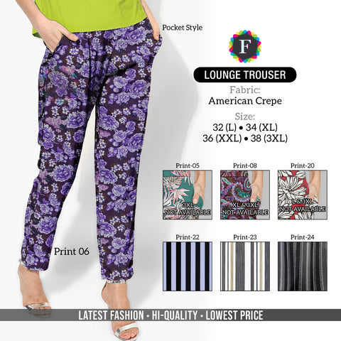 women's LOUNGE TROUSER 10 design - SWASTIK CREATIONS The Trend Point