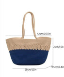 Women CUTE FANCY Bucket Bag Casual Woven Beach Handbag for Vacation (4 colours) - SWASTIK CREATIONS The Trend Point