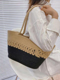 Women CUTE FANCY Bucket Bag Casual Woven Beach Handbag for Vacation (4 colours) - SWASTIK CREATIONS The Trend Point