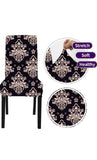 Elastic chair covers 6pcs set (5 prints) - SWASTIK CREATIONS The Trend Point