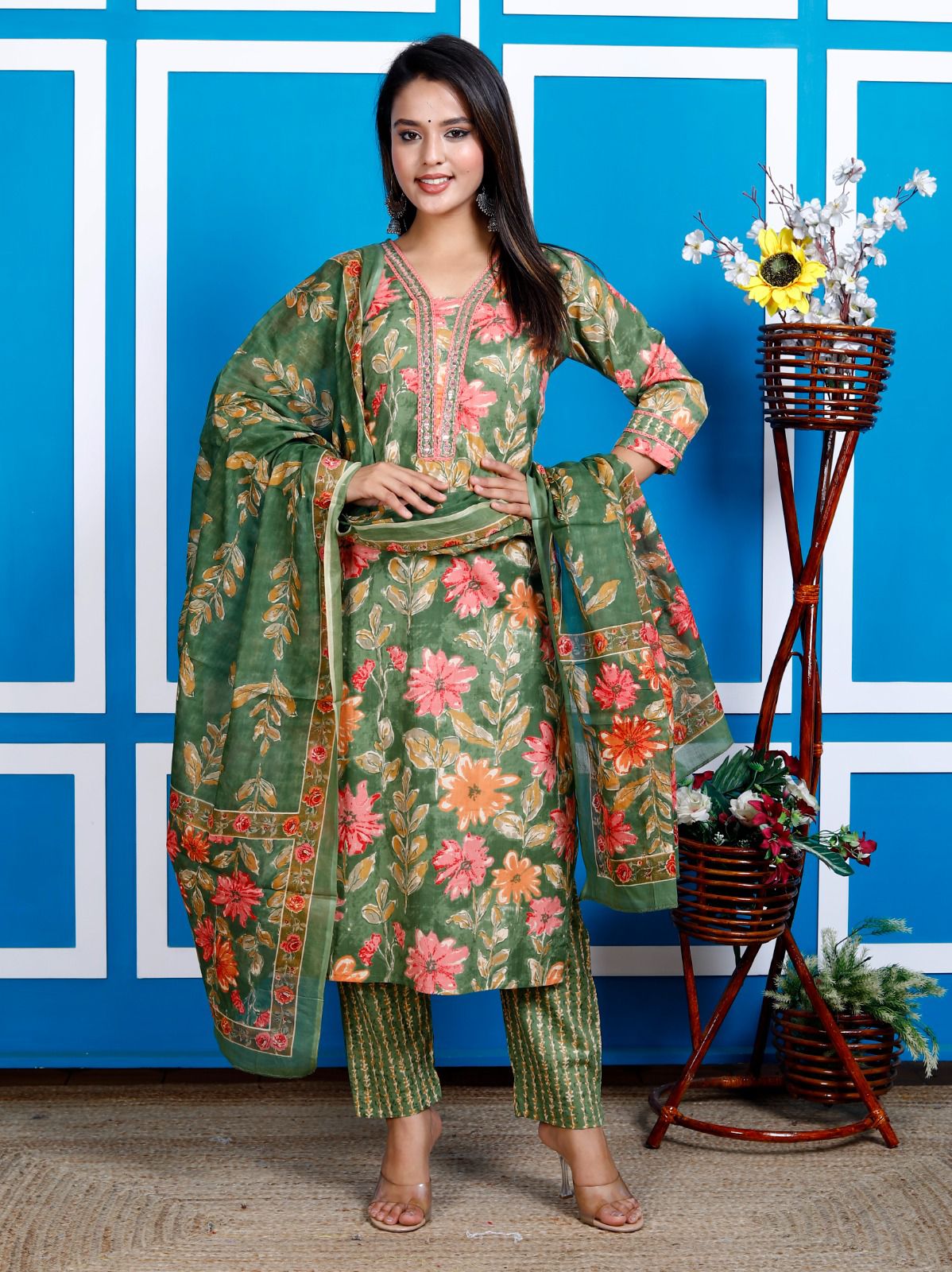 Beautiful printed cotton set - RZ05