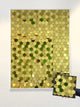Golden Hexagon Glass Mosaic Tile (Box of 33pc)