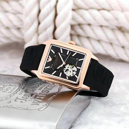 All New Emporio Armani Meccanico Automatic Watch
