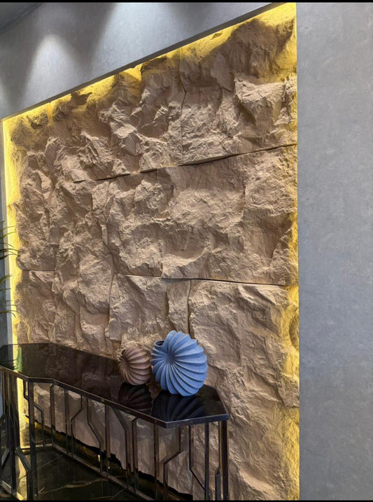 #StoneGuard101 - 100mm PU stone Panels (Size 2*4ft) - 5 colors option