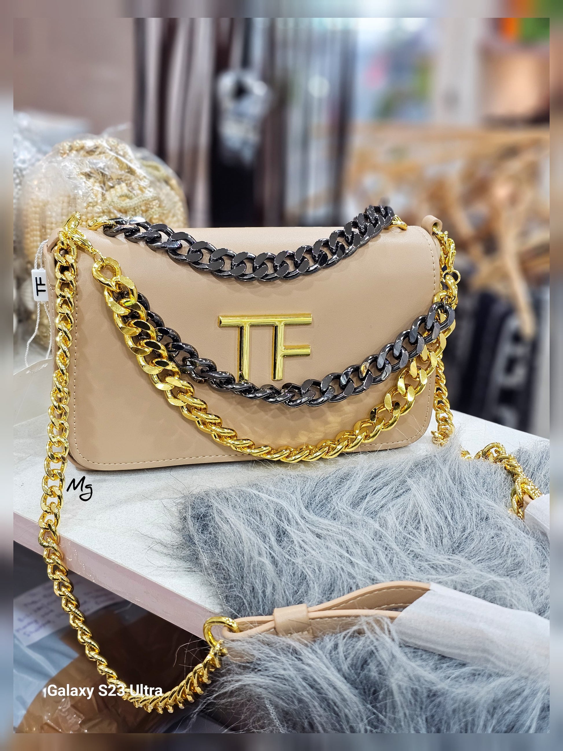 Tory Ford Palmellato Triple Chain Premium Quality Bag