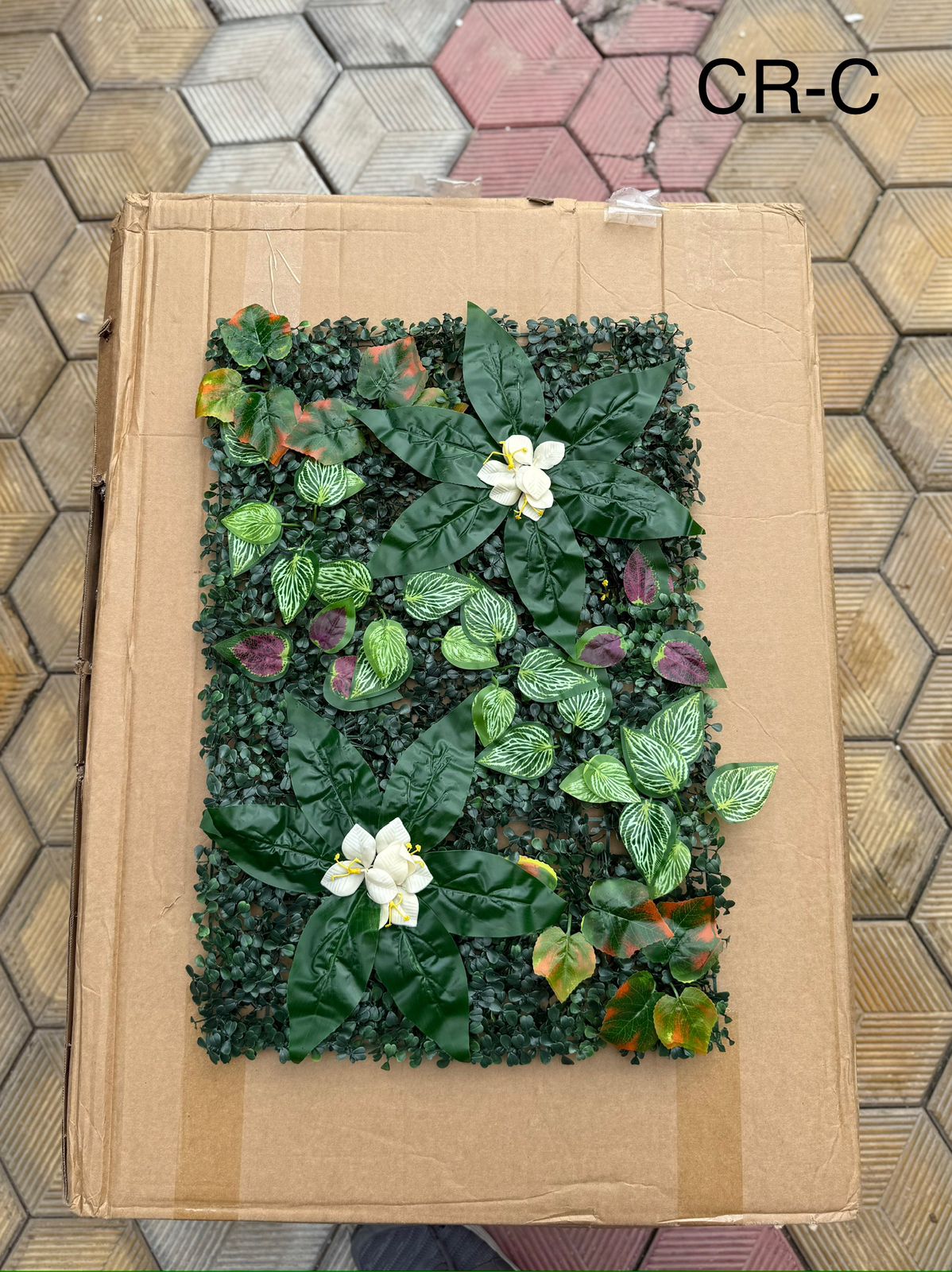 CR-C Artificial Grass Vertical Garden Sheet (Min 10pcs) (Size 16 x 24 Inches)