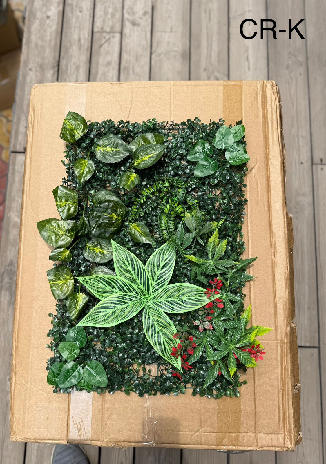 CR-K Artificial Grass Vertical Garden Sheet (Min 10pcs) (Size 16 x 24 Inches)