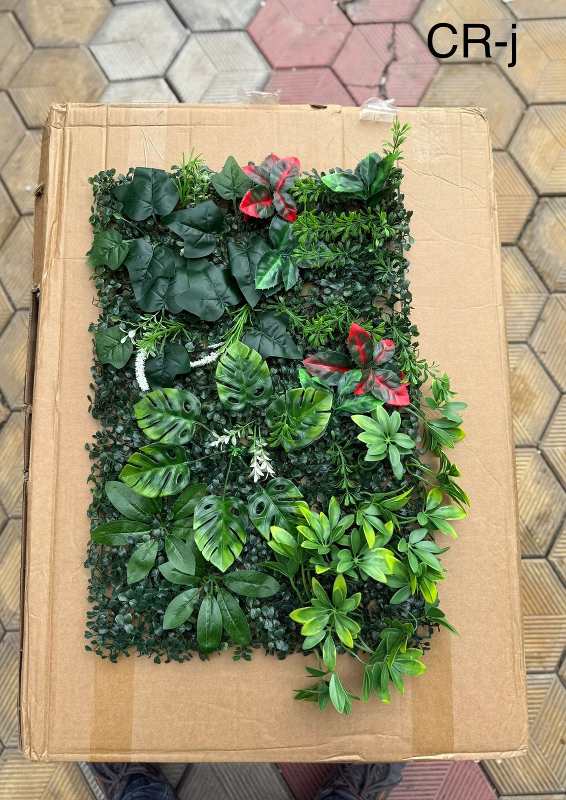 CR-J Artificial Vertical Garden Sheet (Pack of 10pcs) (Size 16 x 24 Inches) SWASTIK CREATIONS The Trend Point