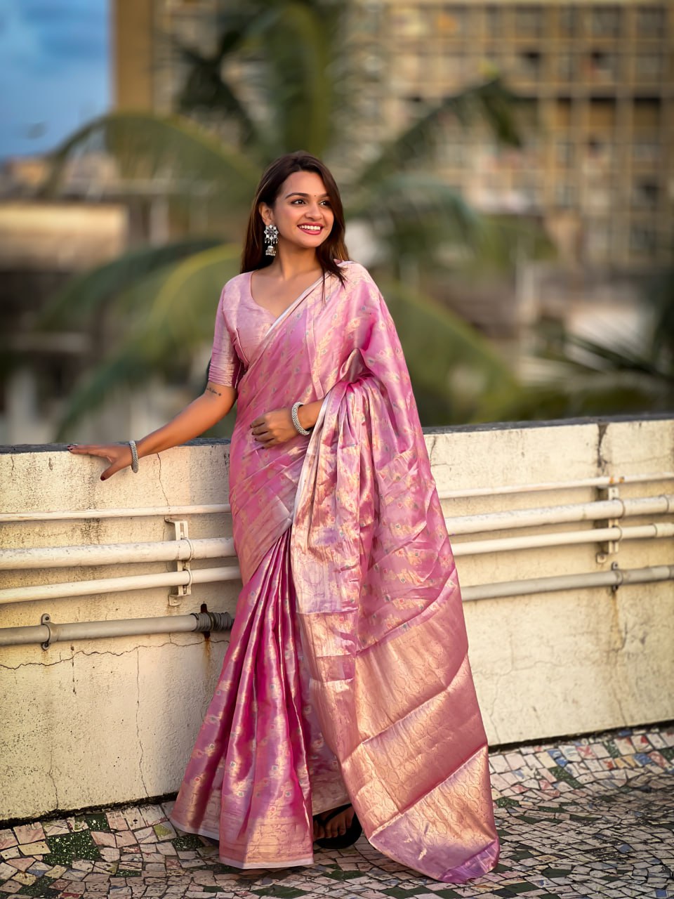 Kanjivaram Soft Tissue Pattu Traditional Saree(RIN116 RUBY) SWASTIK CREATIONS The Trend Point