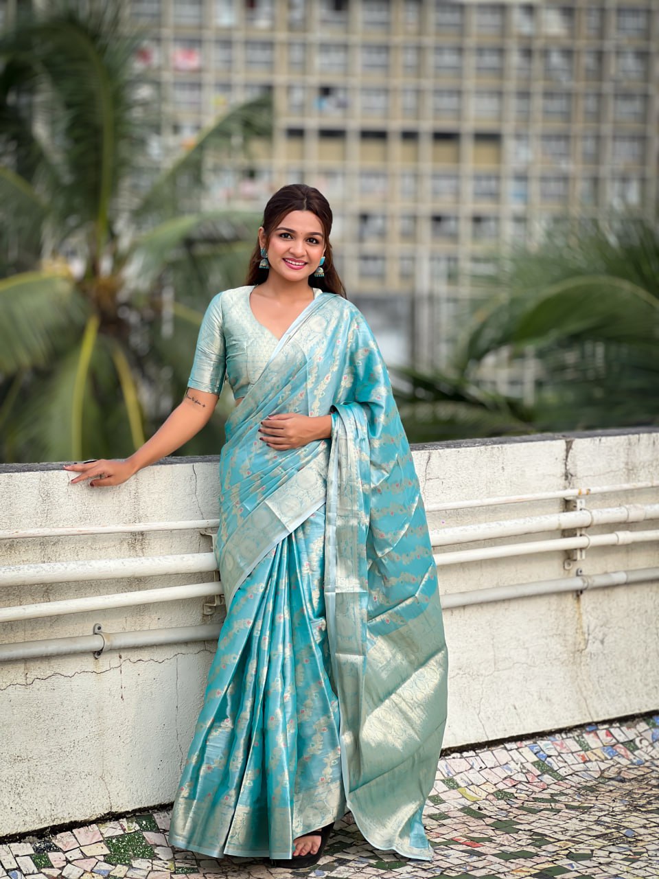 Kanjivaram Soft Tissue Pattu Traditional Saree(RIN116 RUBY) SWASTIK CREATIONS The Trend Point