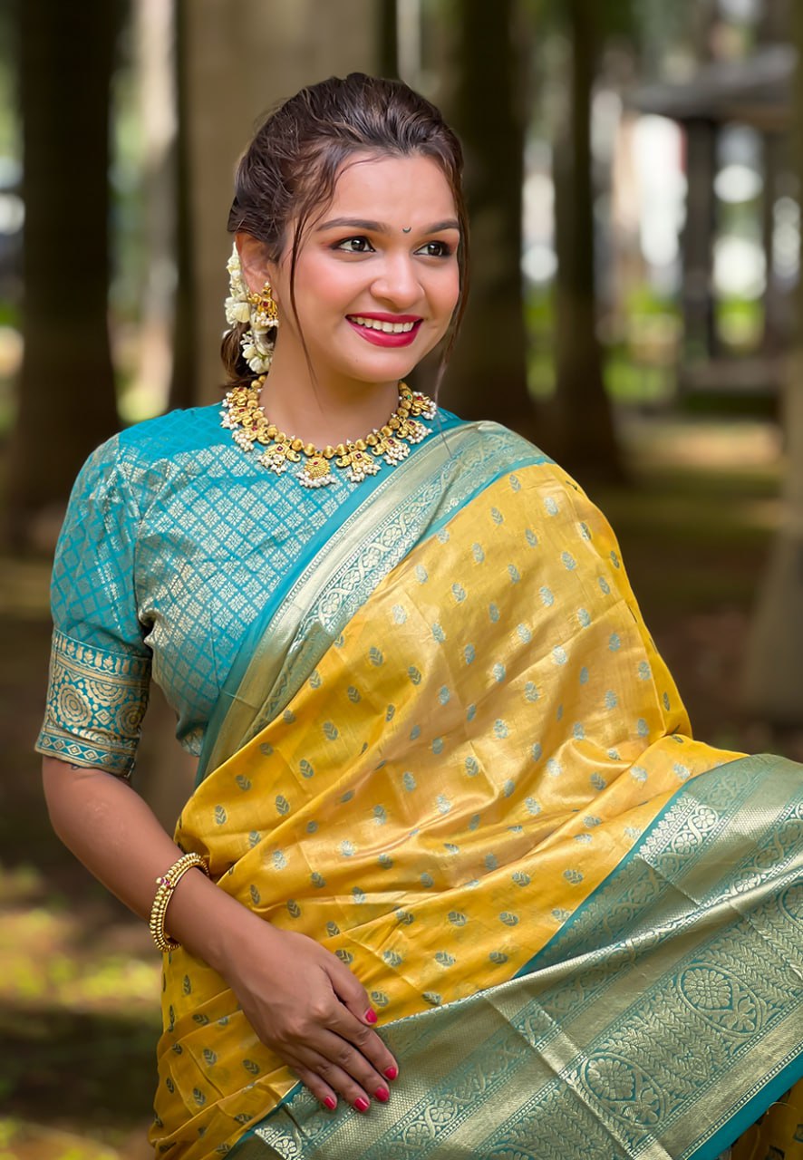 Kanjivaram Tissue Pattu Traditional Silk Saree (RIN116 Pattu vol-3) SWASTIK CREATIONS The Trend Point