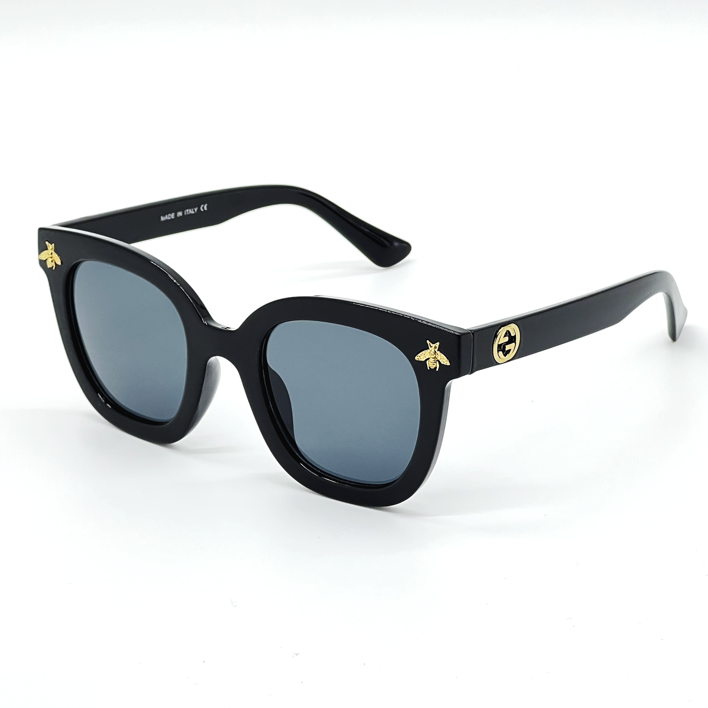 Black monza Square Sunglasses (SUN-GC-1500-BLK1BLK) - SWASTIK CREATIONS The Trend Point SWASTIK CREATIONS The Trend Point