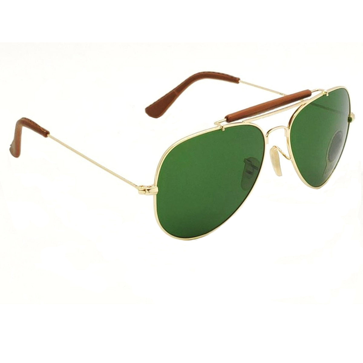 Green Novaper Aviator Sunglasses (SUN-RN-3422-GRN1GLD-M) SWASTIK CREATIONS The Trend Point