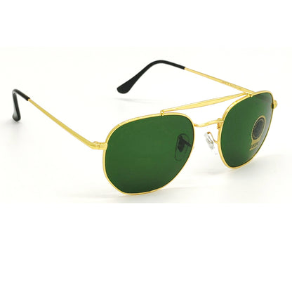 Daytona 3648 Square Sunglasses (SUN-RN-3648-GRN1GLD-M)