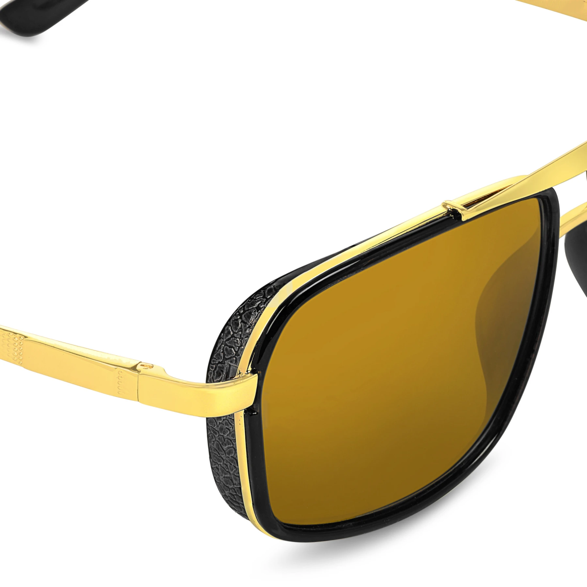 LEGEND 4413 Square Sunglasses (SUN-RN-4413-BRN1GLD-P)