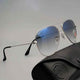 Blue Armstoner Aviator Premium Sunglasses (SUN-LK-3026-BLU2SIL-M)