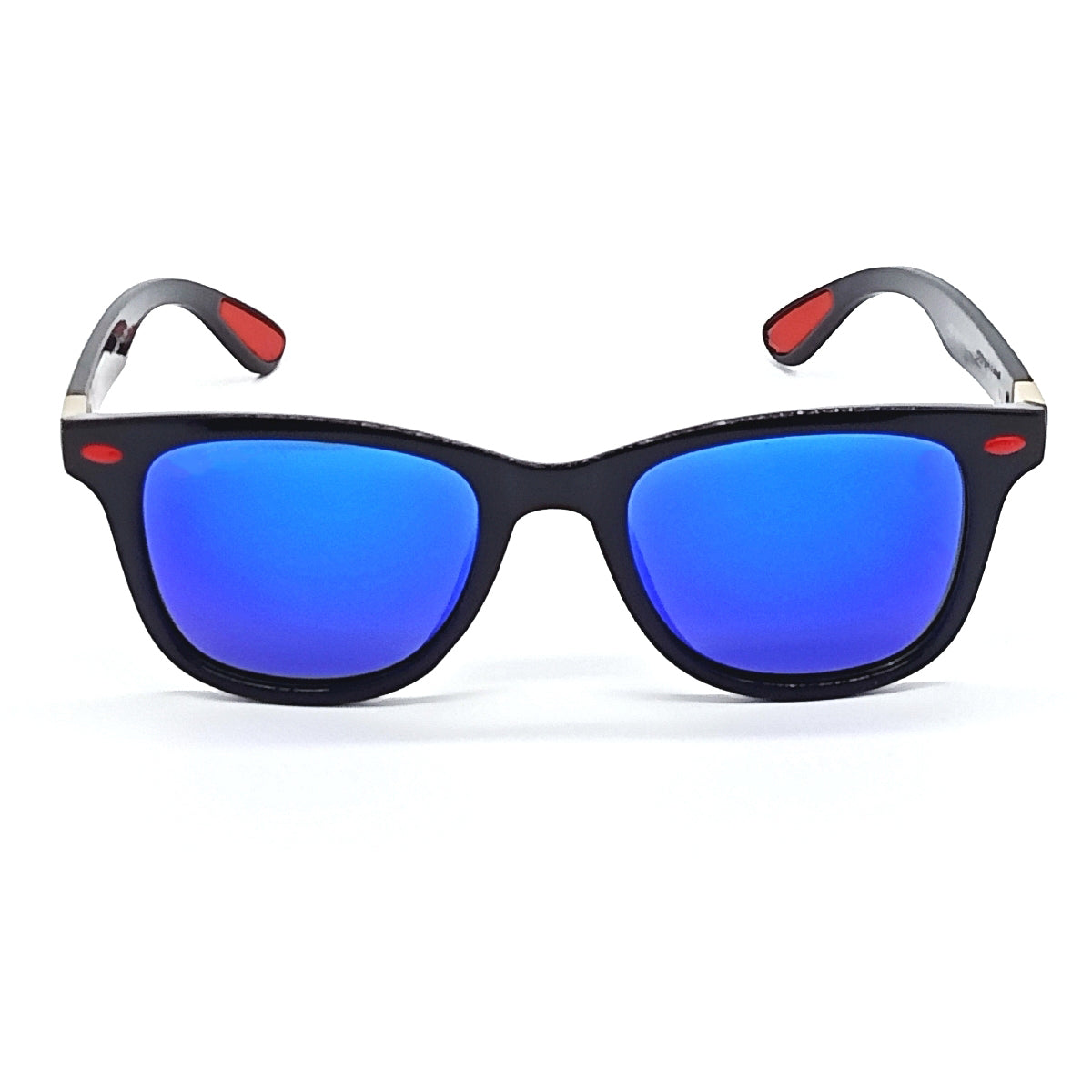 Blue VENOM Square Sunglasses (SUN-RN-4195-BLU3GLD-M) SWASTIK CREATIONS The Trend Point