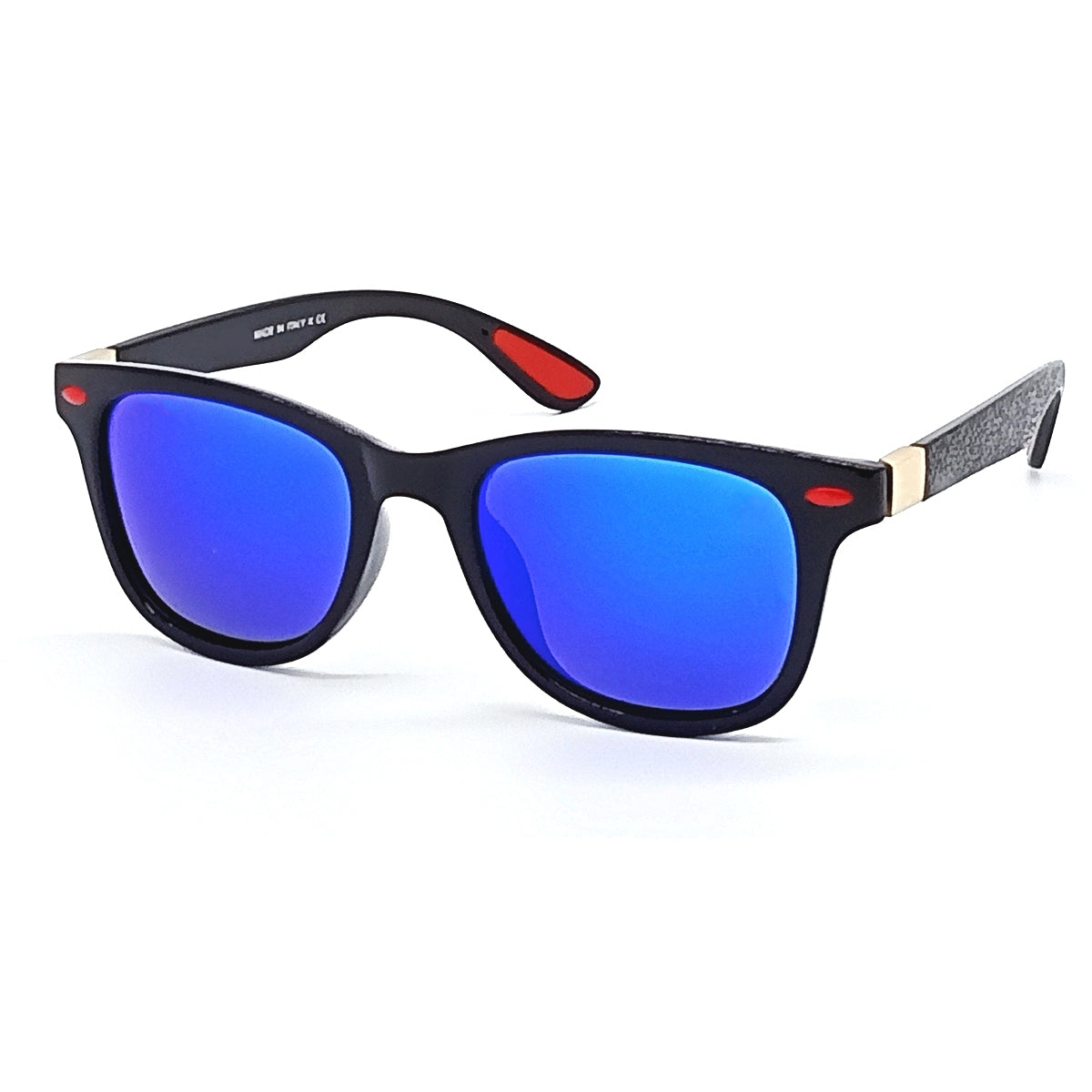 Blue VENOM Square Sunglasses (SUN-RN-4195-BLU3GLD-M) SWASTIK CREATIONS The Trend Point