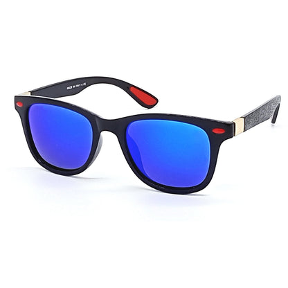 Blue VENOM Square Sunglasses (SUN-RN-4195-BLU3GLD-M)