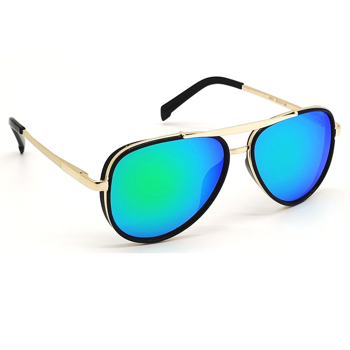 Frogurist 4414 Aviator Sunglasses (SUN-RN-4414-AQG3GLD-M) SWASTIK CREATIONS The Trend Point