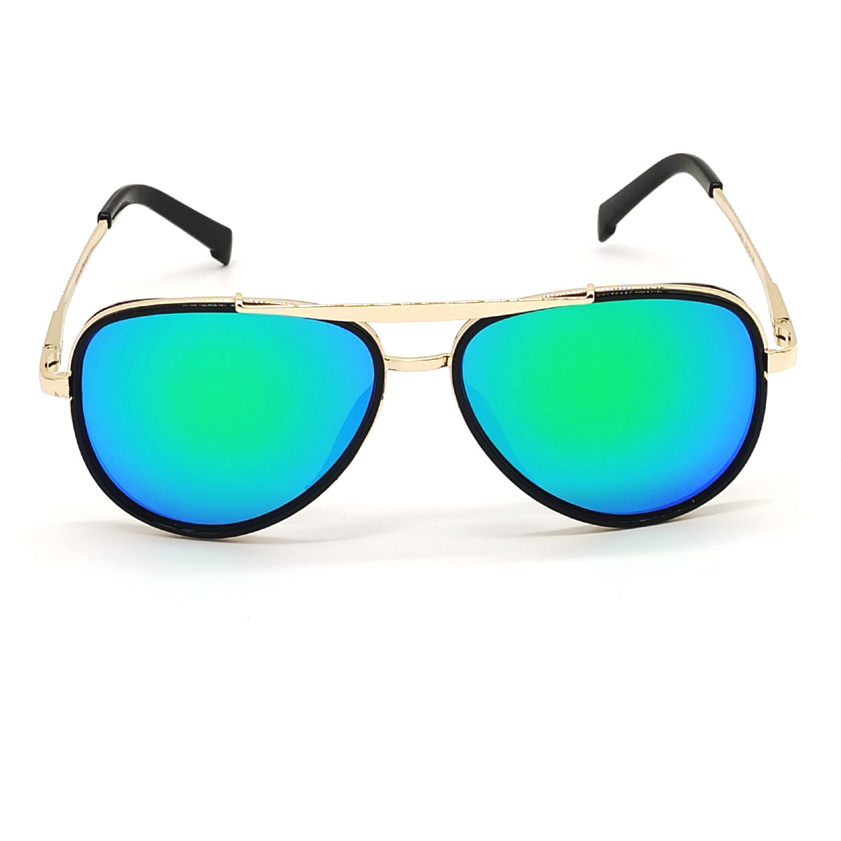 Frogurist 4414 Aviator Sunglasses (SUN-RN-4414-AQG3GLD-M) SWASTIK CREATIONS The Trend Point