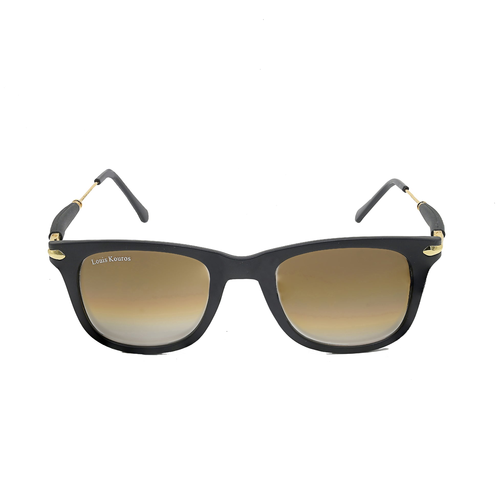 Brown Buloster Square Sunglasses (SUN-LK-2148-BRN2GLD-M)