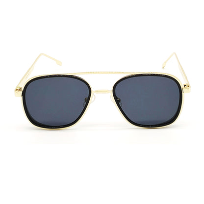 Black Pininfarina Square Sunglasses (SUN-GC-3822-BLK1GLD) - SWASTIK CREATIONS The Trend Point