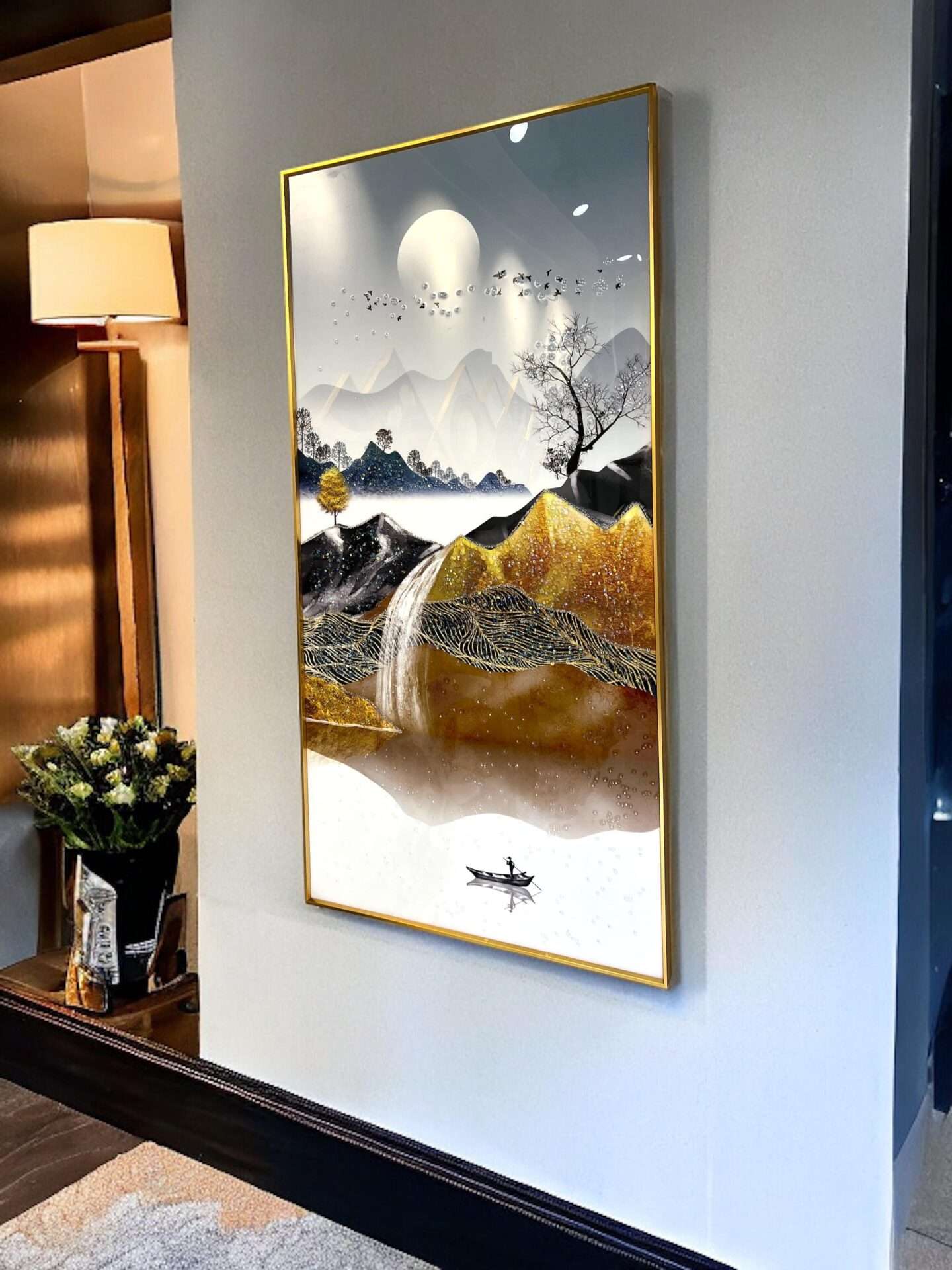 Large Crystal Porcelain Painting - SWASTIK CREATIONS The Trend Point