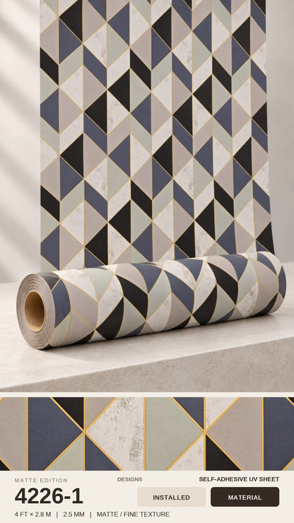 Self Adhesive UV Matte Sheets (size 4 Ft x 2.8 M) 4226-1- 2.5mm Thickness