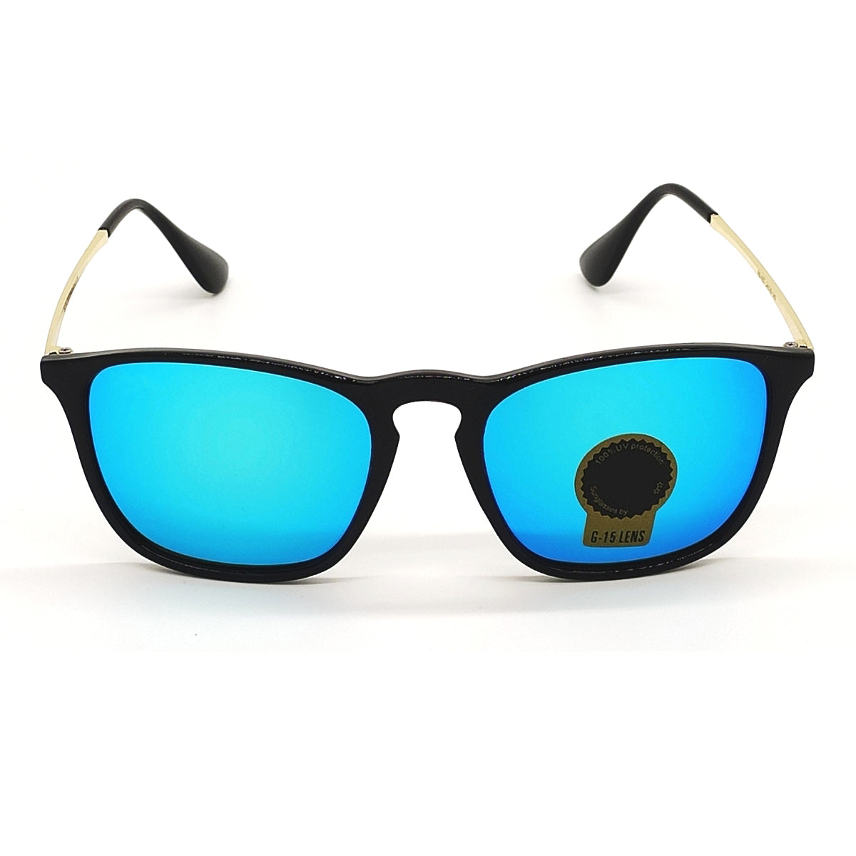 RIBA 4187 Square Sunglasses (SUN-RN-4187-AQB3GLD-M) SWASTIK CREATIONS The Trend Point