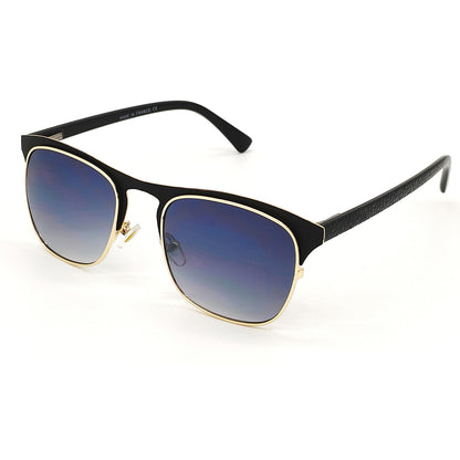 Black Vexiron Square Sunglasses (SUN-LC-0161-BLK2BLK) - SWASTIK CREATIONS The Trend Point