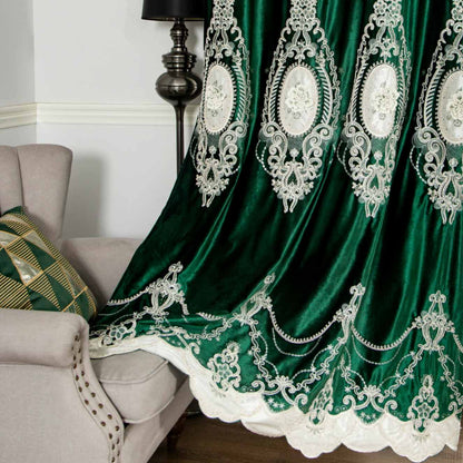 RF-2125 Dutch Velvet Curtains (6 different colors and available in single piece packing)