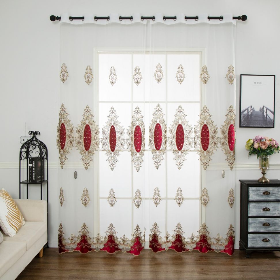 RF-2124 Tissue Curtains (5 different colors and available in single piece packing) SWASTIK CREATIONS The Trend Point