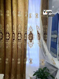 RF-2222 FABRIC velvet curtains {2 colors} - SWASTIK CREATIONS The Trend Point