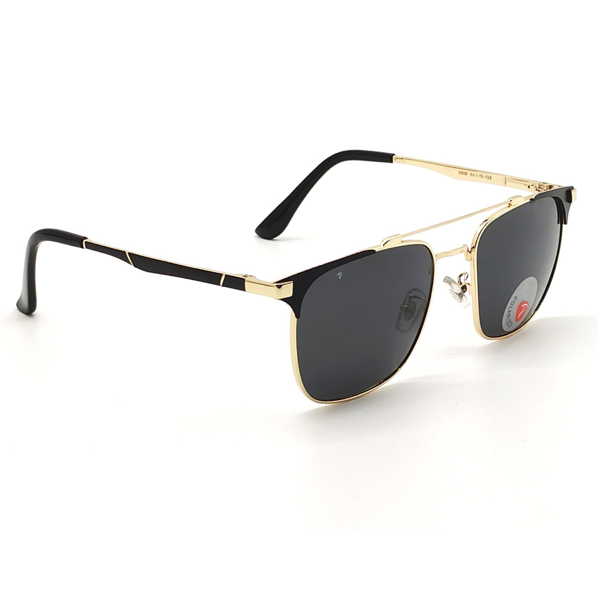 LK4626 inter Square Sunglasses (SUN-RN-4626-BLK1GLD-P) SWASTIK CREATIONS The Trend Point