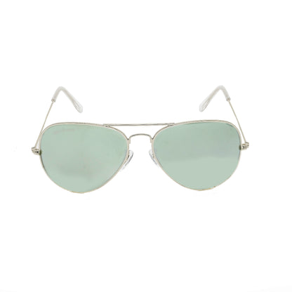 Silver Armstoner Aviator Sunglasses (SUN-LK-3026-SIL3SIL-M)