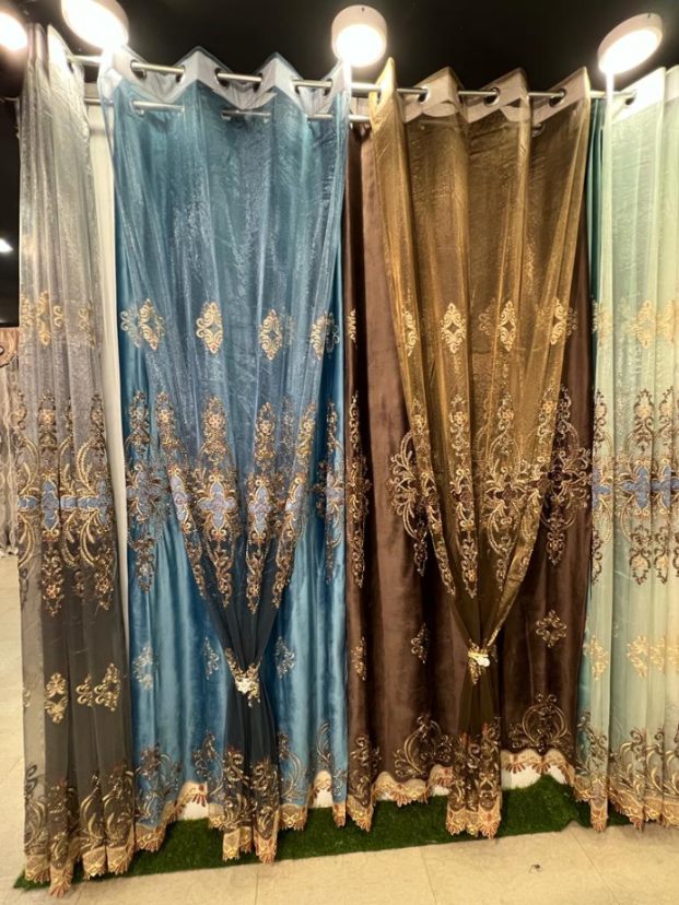 RF-2305 Velvet Curtains (5 different colors and available in single piece packing) SWASTIK CREATIONS The Trend Point